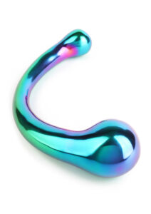 Mr. Steel - The Curvy G-spot Rainbow Teräsdildo