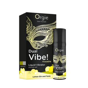 Orgie - Dual Vibe! Lemon Gin And Tonic Kissable Liquid Vibrator