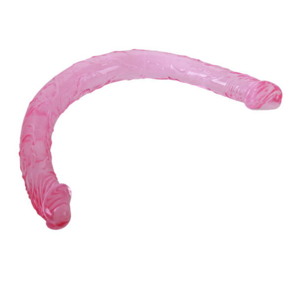 Tupladildo, Violetti 44,5 cm - Image 3