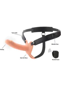 Inferno - Hollow Penis Strapon Vibrating 16 cm, eri värejä