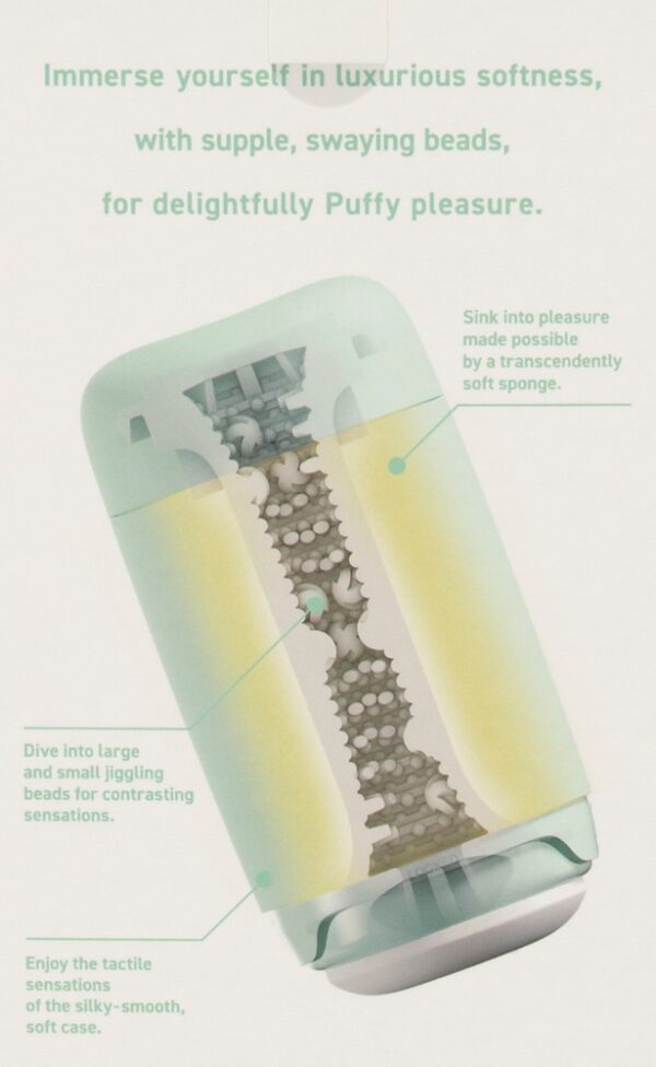 Tenga - Puffy Masturbaattori, Jiggly Soft - Image 10