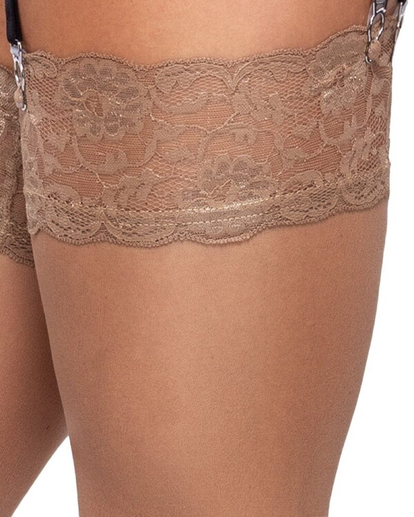 Cottelli Legwear - Nudet Sukat Pitsireunalla - Image 2