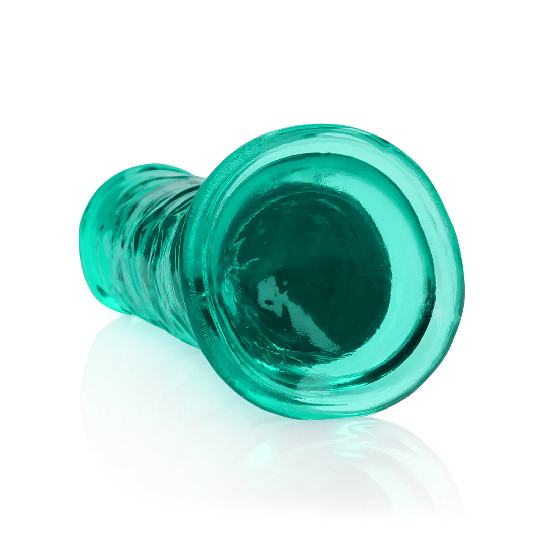 Realrock - 8" Crystal Clear Tekopenis, Turkoosi - Image 3