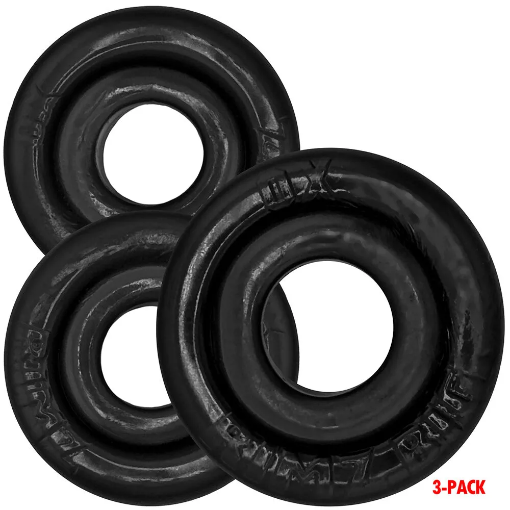 Oxballs - Rimringz Penisrenkaat 3-pack, Musta