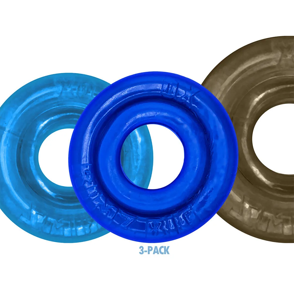 Oxballs - Rimringz Penisrenkaat 3-pack, Cool Blues - Image 5