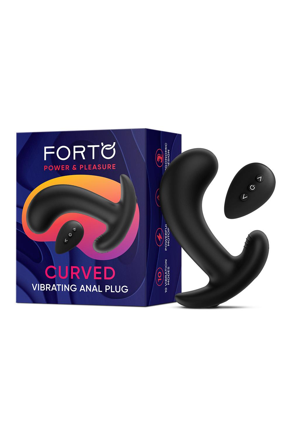Forto - Curved Värisevä Anaalitappi