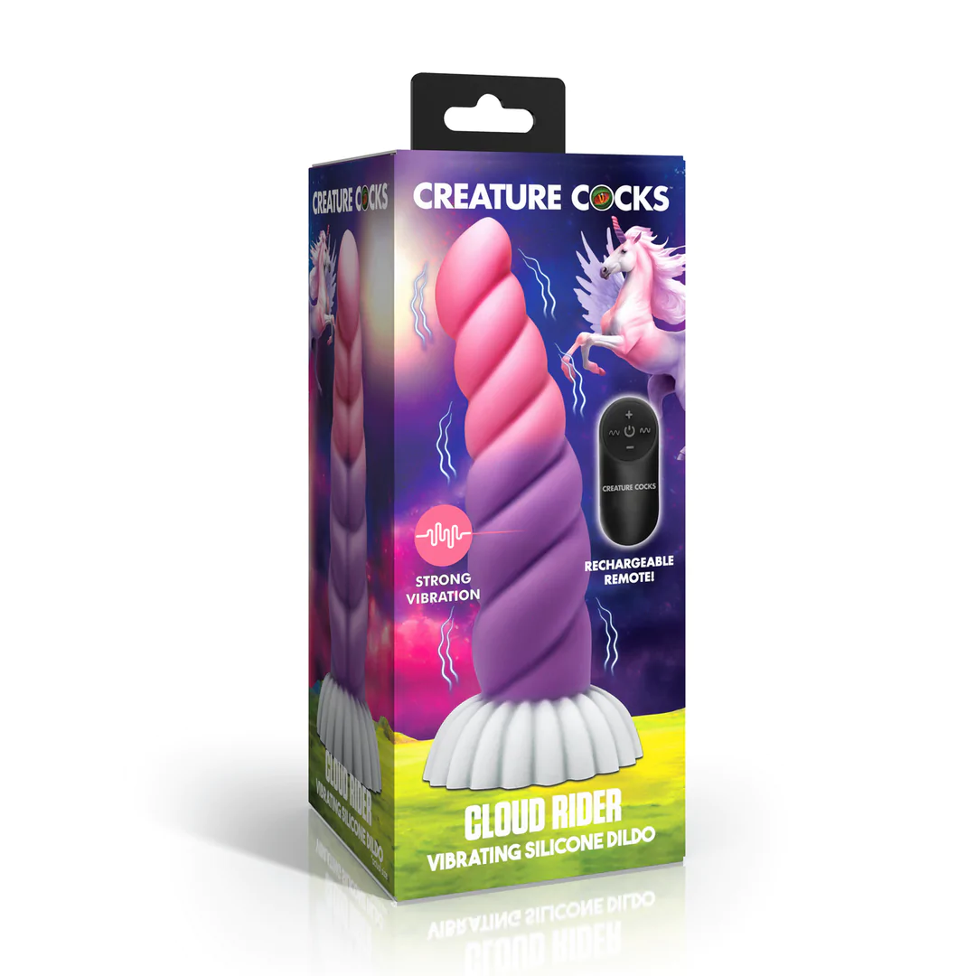 Creature Cocks - Cloud Rider Unicorn Silikonidildo & Kauko-ohjain - Image 2