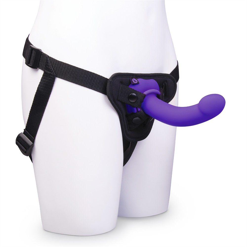 b-Vibe - Vibrating Curved Strap-On Kit - Image 3