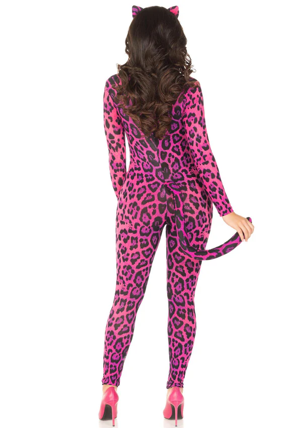 Leg Avenue - Pretty Pink Gougar Catsuit - Image 4