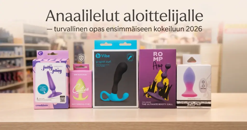 Anaalilelut aloittelijalle — turvallinen opas ensimmäiseen kokeiluun 2026