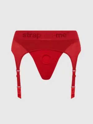 Strap-On-Me - Rebel Lingerie Harness, Punainen