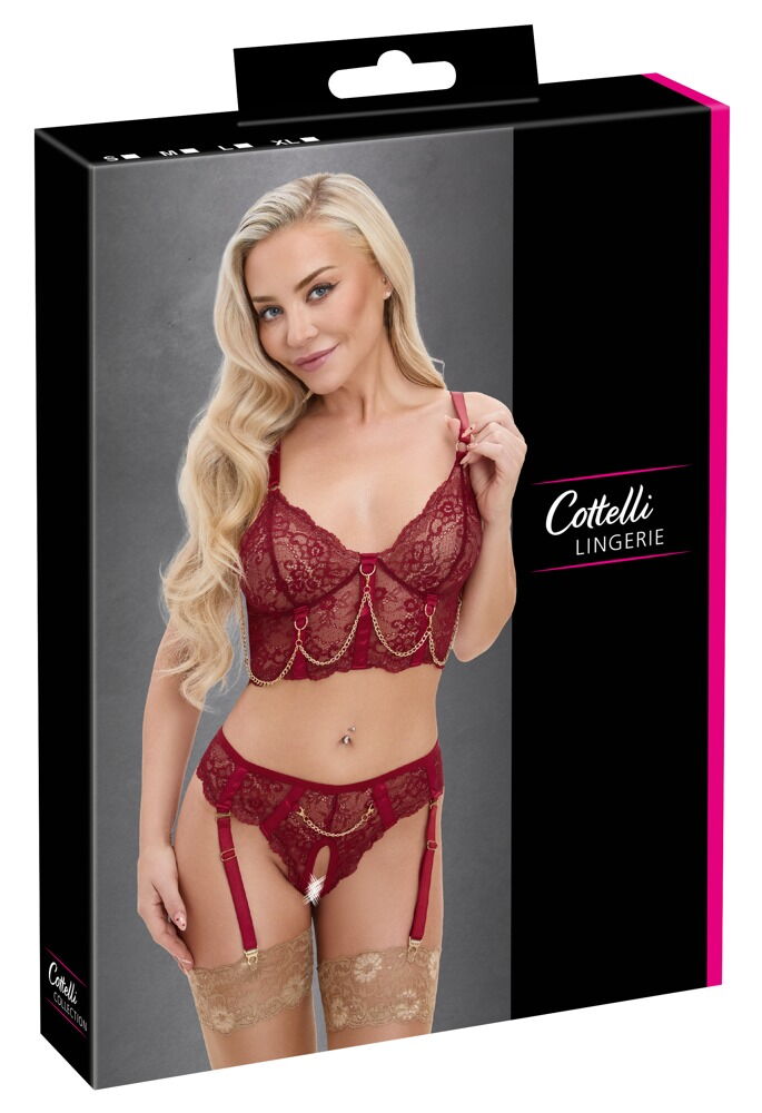 Cottelli Lingerie - Pitsinen Alusasusetti - Image 7