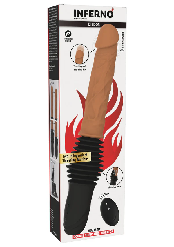 Inferno - Realistic Double Thrusting Vibrator - Image 2