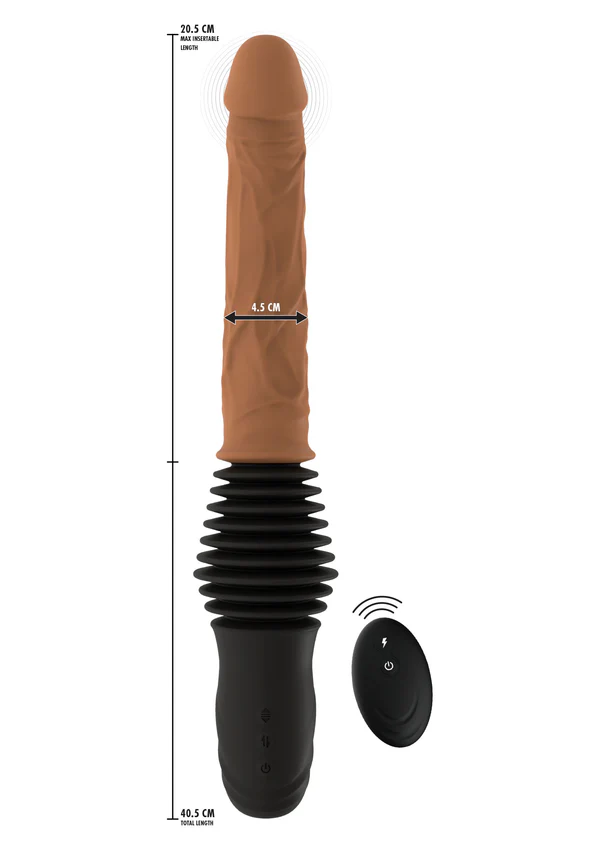 Inferno - Realistic Double Thrusting Vibrator - Image 5