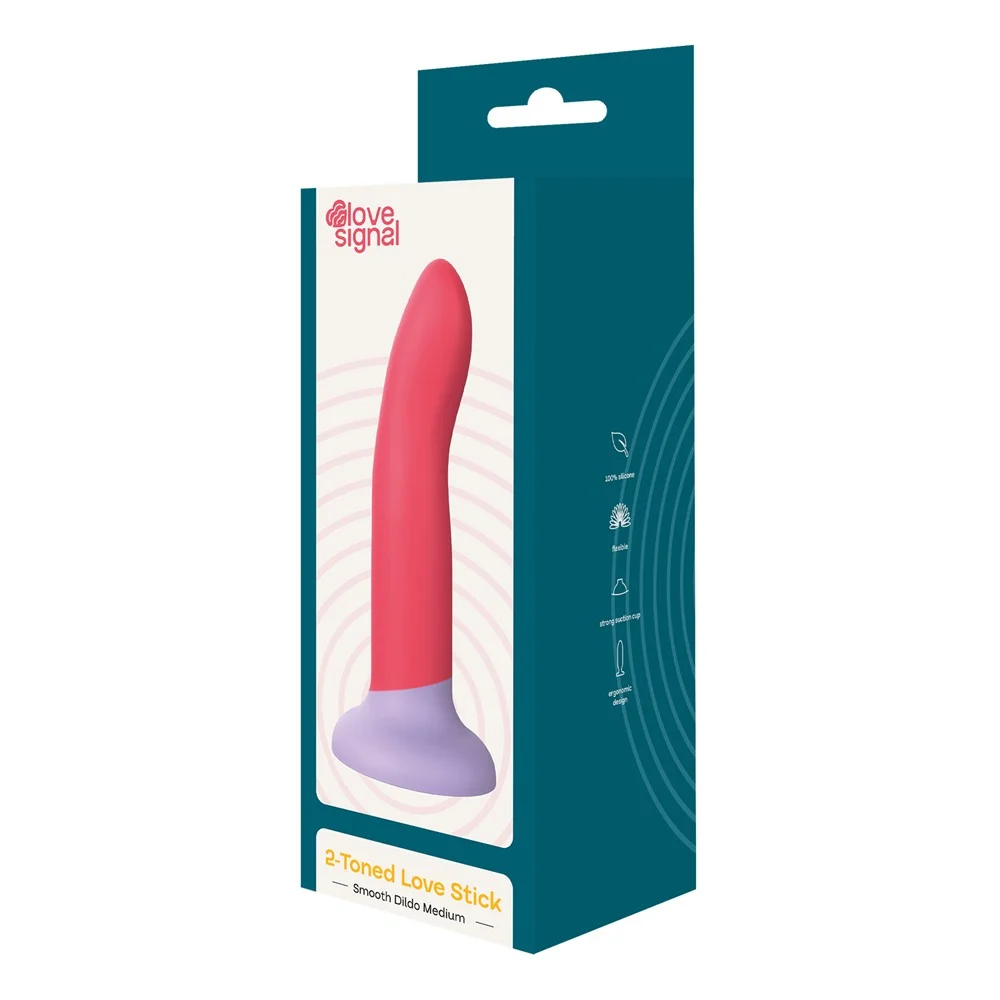 Love Signal – 2-Toned Love Stick Silikonidildo, M-Koko - Image 6