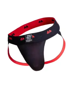 MM - Käännettävä Jockstrap, Musta-Punainen