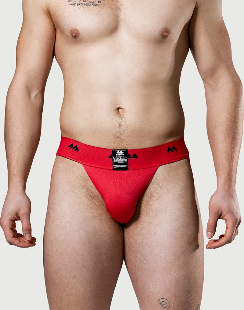 MM - Käännettävä Jockstrap, Musta-Punainen - Image 7