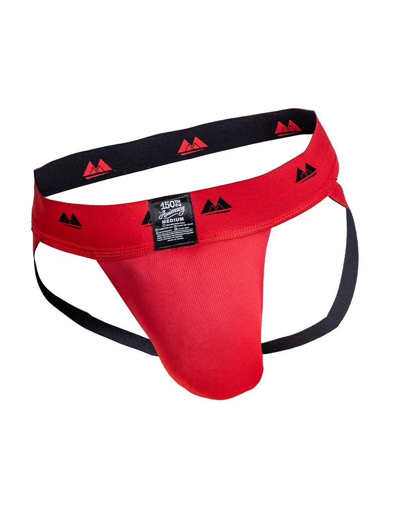 MM - Käännettävä Jockstrap, Musta-Punainen - Image 2