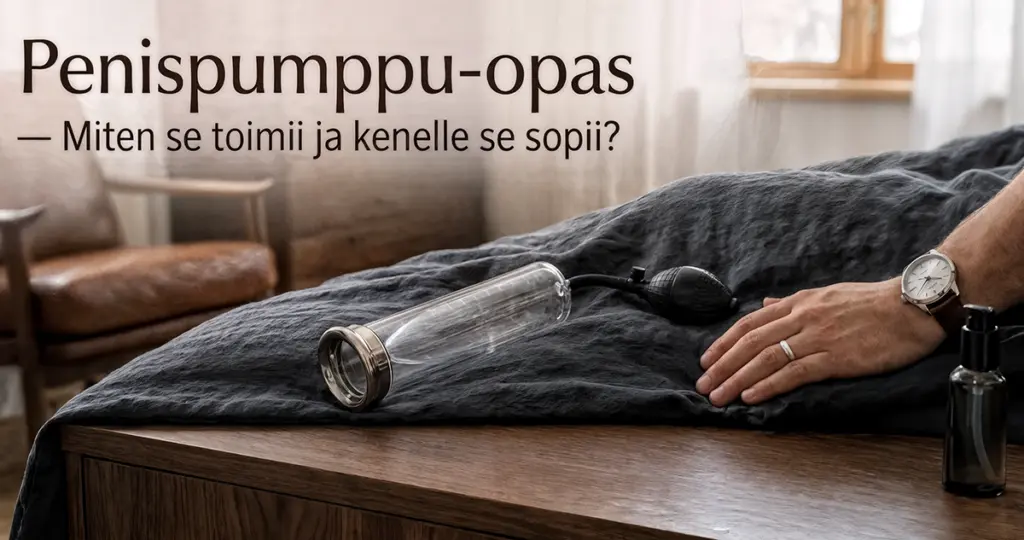 Penispumppu-opas: Miten se toimii ja kenelle se sopii?