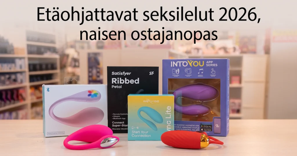 Etäohjattavat seksilelut 2026, naisen ostajanopas