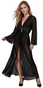 Cottelli Lingerie - Musta Kimono