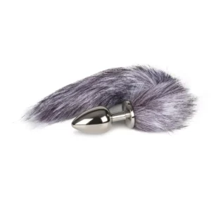 Easytoys Fetish - Foxtail Anaalitappi Hännällä, L-Koko