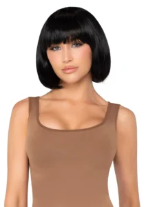 Leg Avenue - Short Natural Bob Wig, Musta