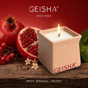 Geisha Sensual Hierontaöljykynttilä, Spicy Eden
